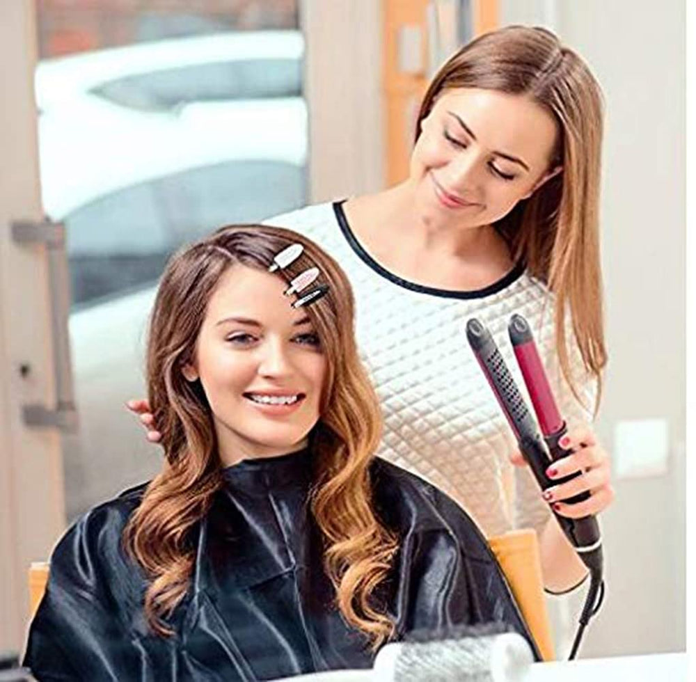 Conpru clips pelo colores negro blanco rosa para combinar con tu look.