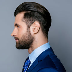 Consort Cabello tras aplicación con fijación visible para estilo definido.