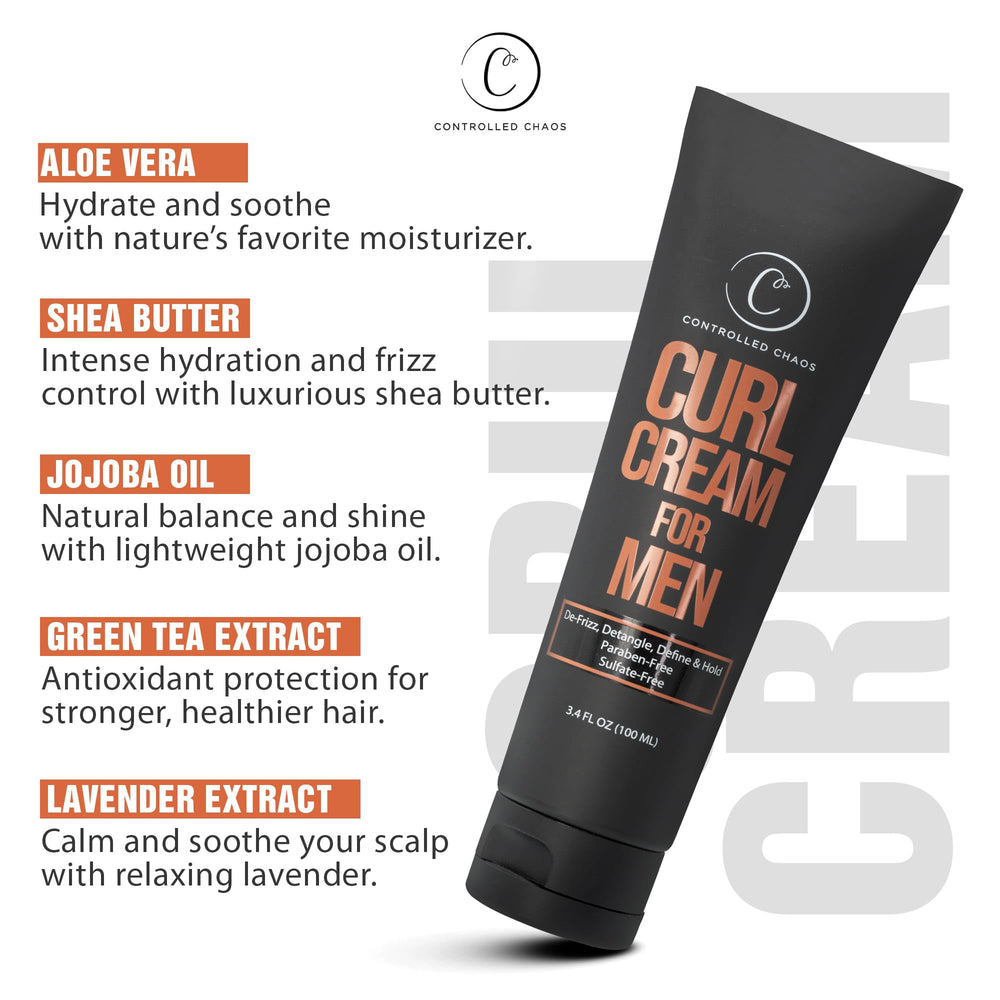 Controlled Chaos crema-extractos-naturales-cabello: calma el cuero cabelludo con extractos vegetales.