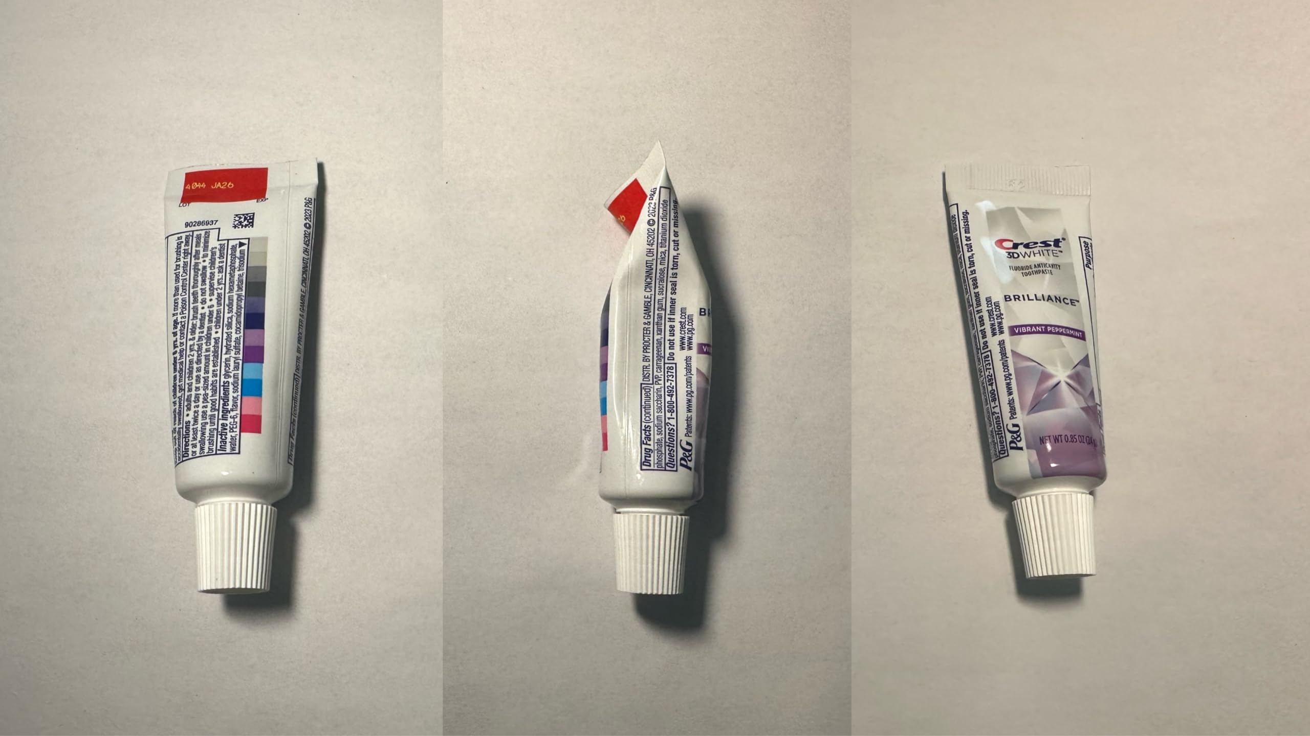 Adult toothbrush included for convenient brushing away from home