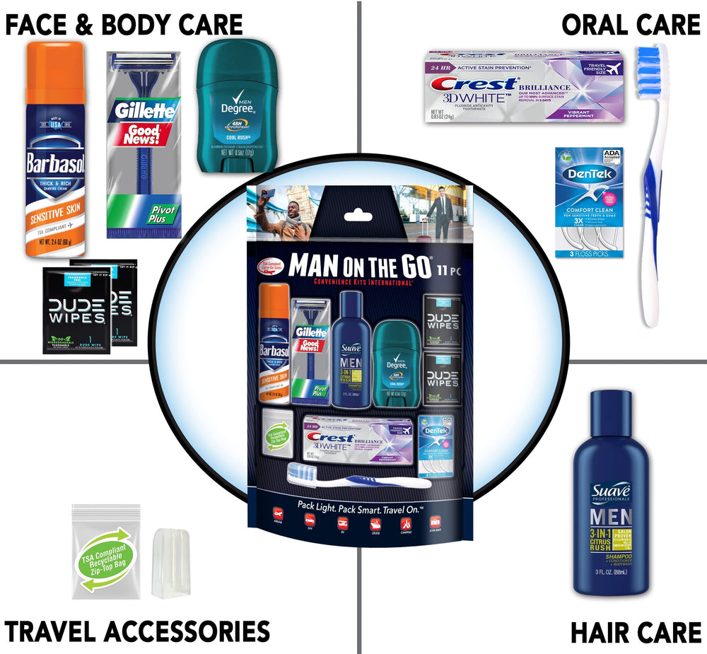 Convenience Kits International toothpaste for quick refresh during travel