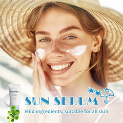 Protector solar Centella Conversionh con ingredientes botánicos para cuidado suave.