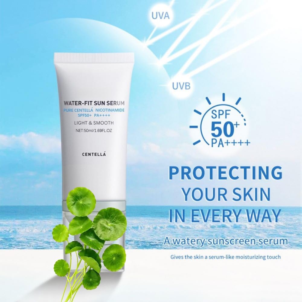 Protector solar Centella Conversionh SPF50 protege frente a rayos UV.