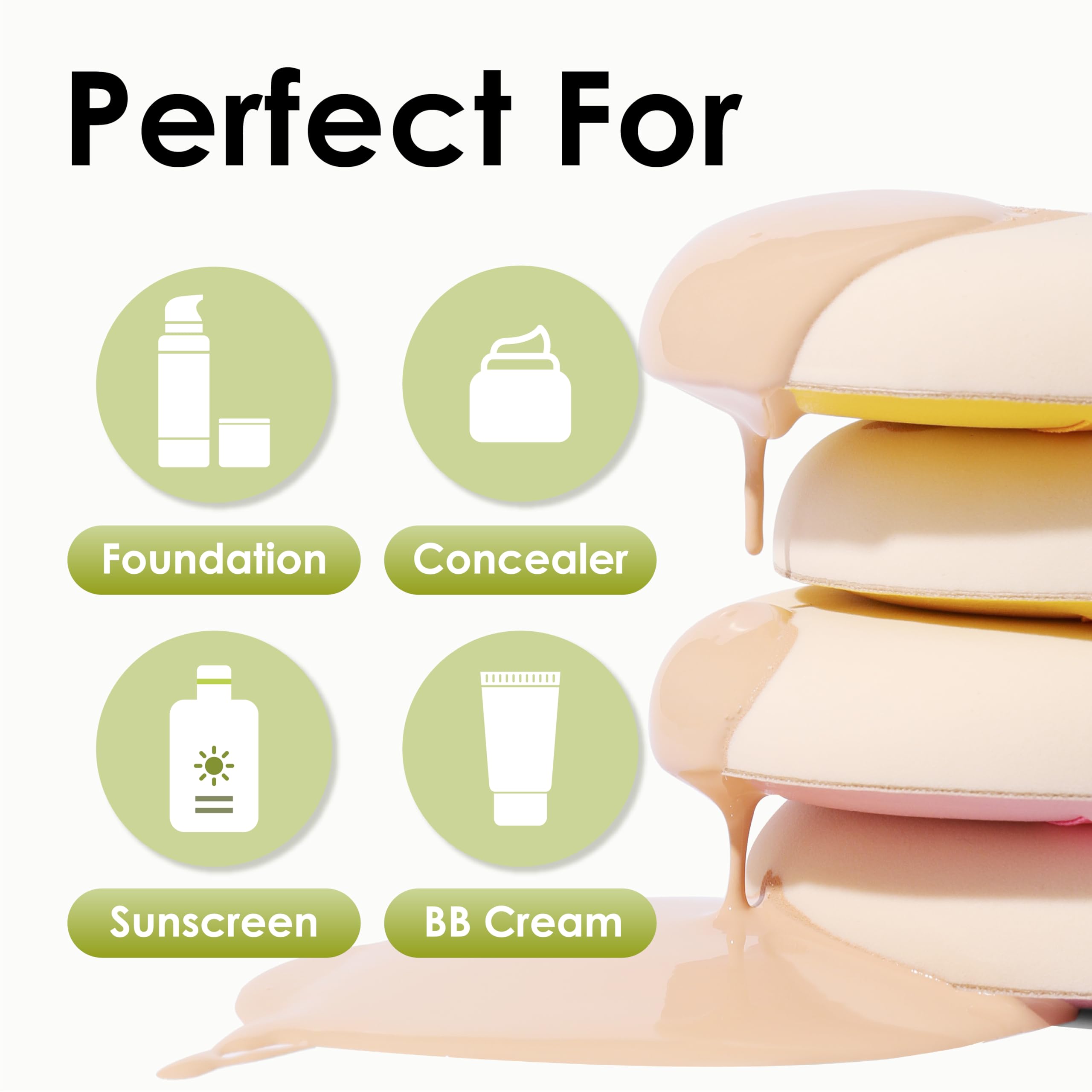 Cool-Angle makeup sponge cream blush blender for even pigment and soft glow.