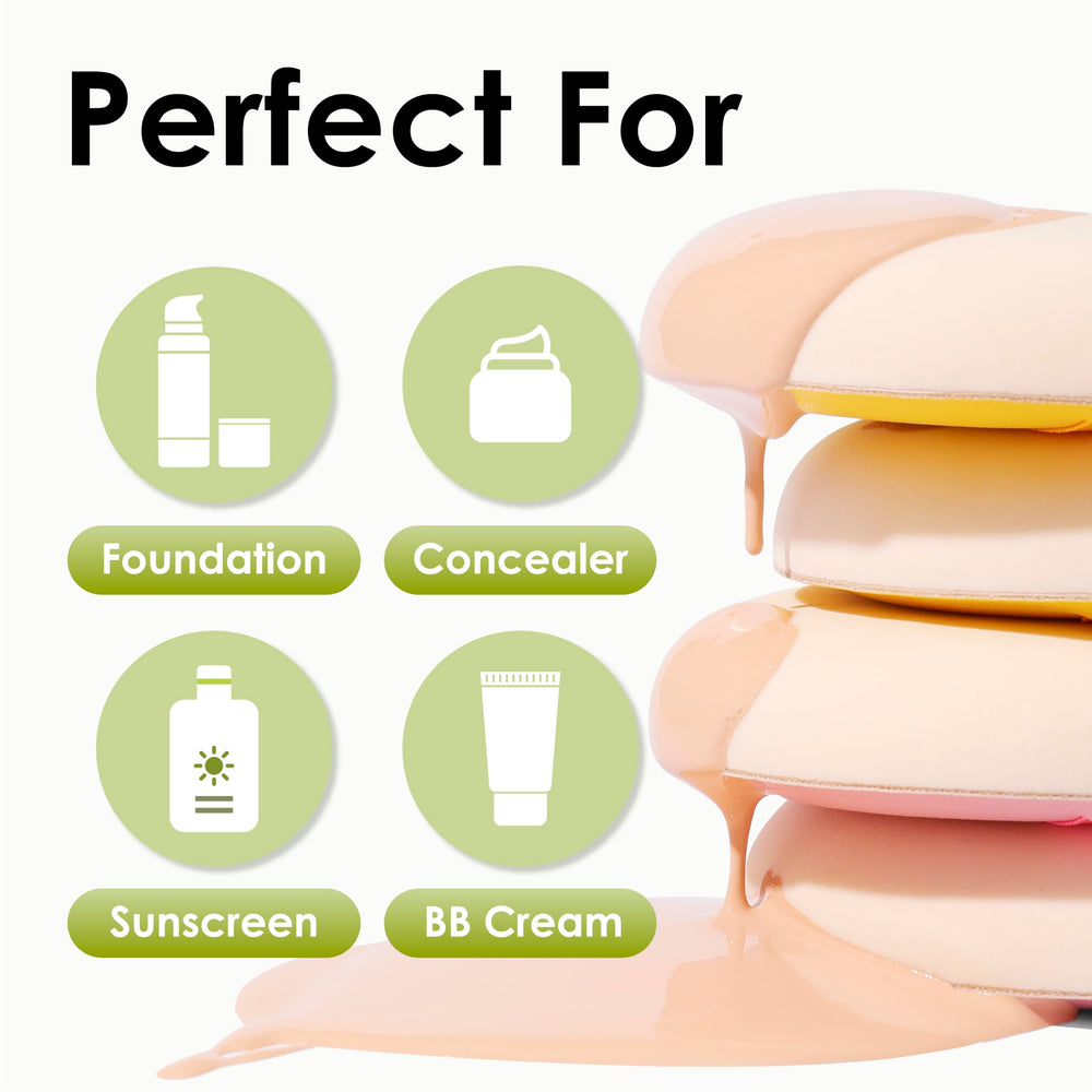 Cool-Angle makeup sponge cream blush blender for even pigment and soft glow.