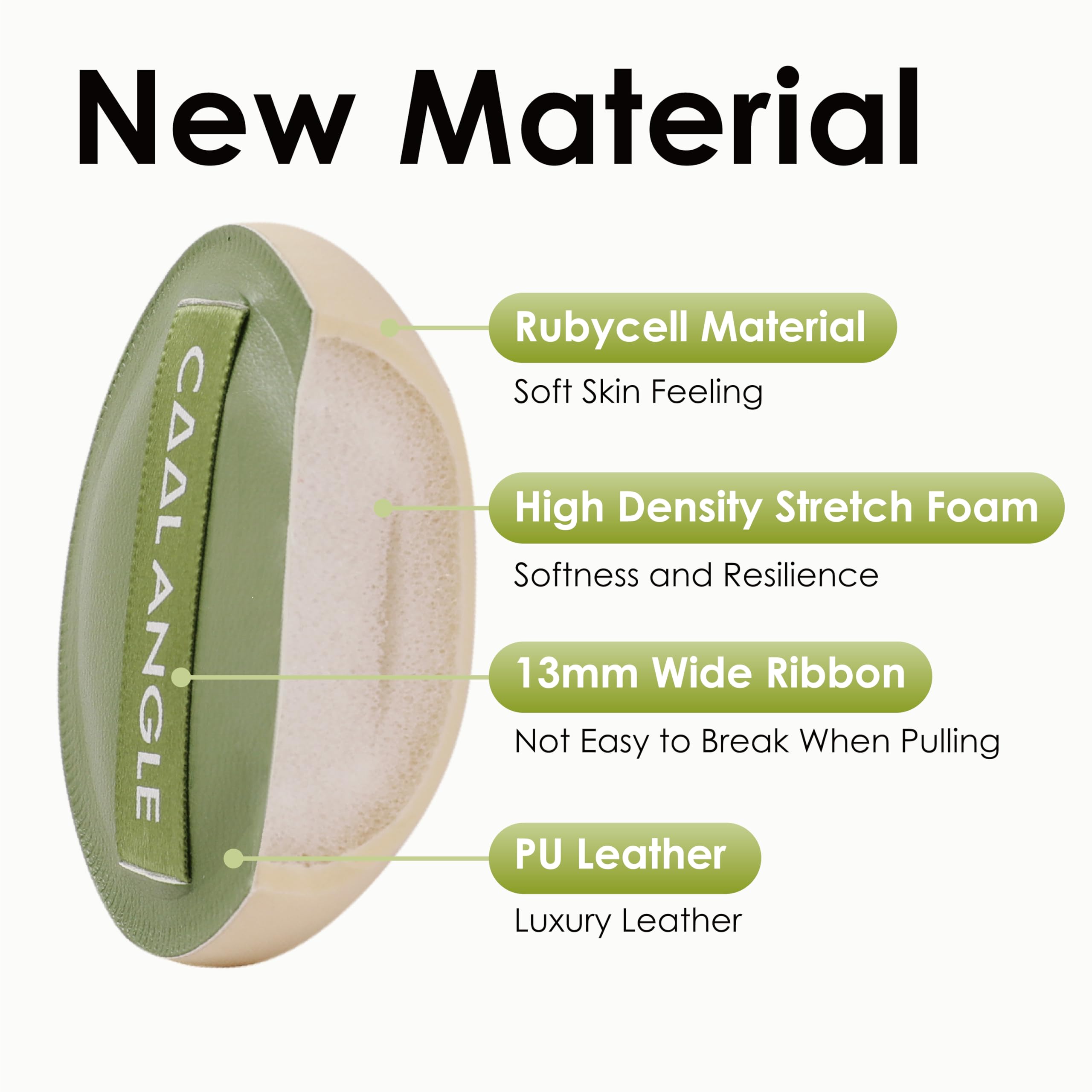 Cool-Angle makeup sponge powder blender for set makeup with an airbrushed look.