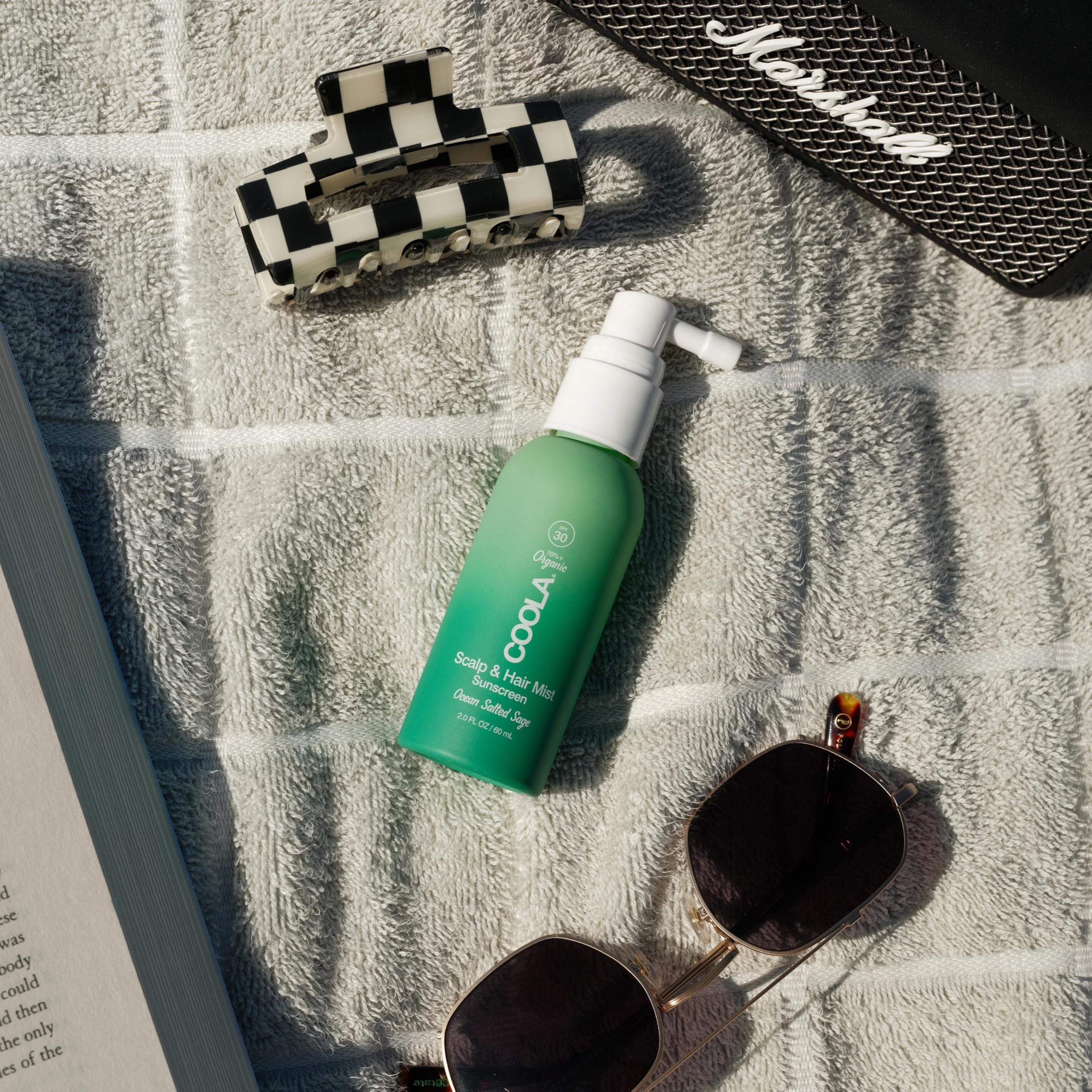 COOLA color protection and fade prevention in a spray.