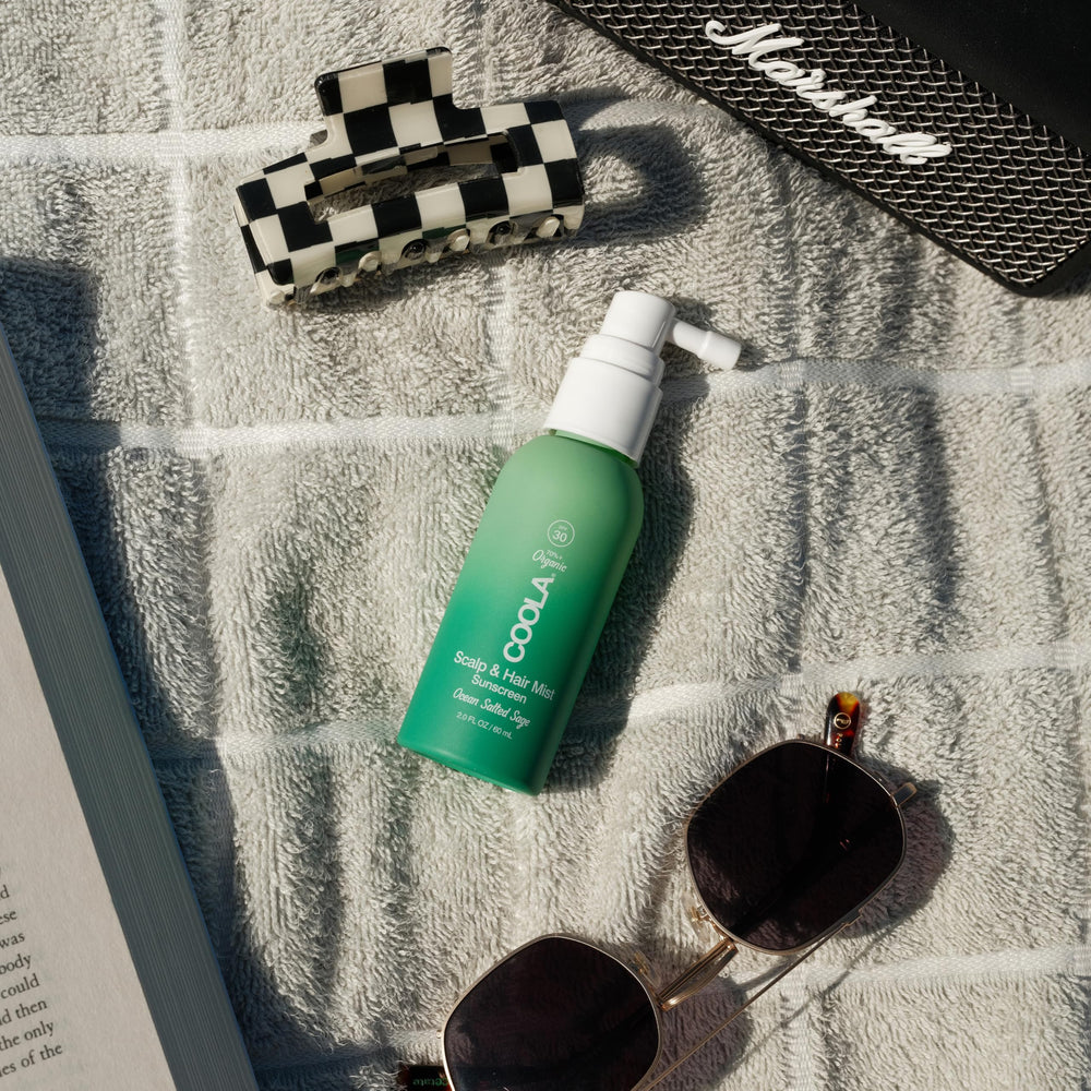 COOLA color protection and fade prevention in a spray.