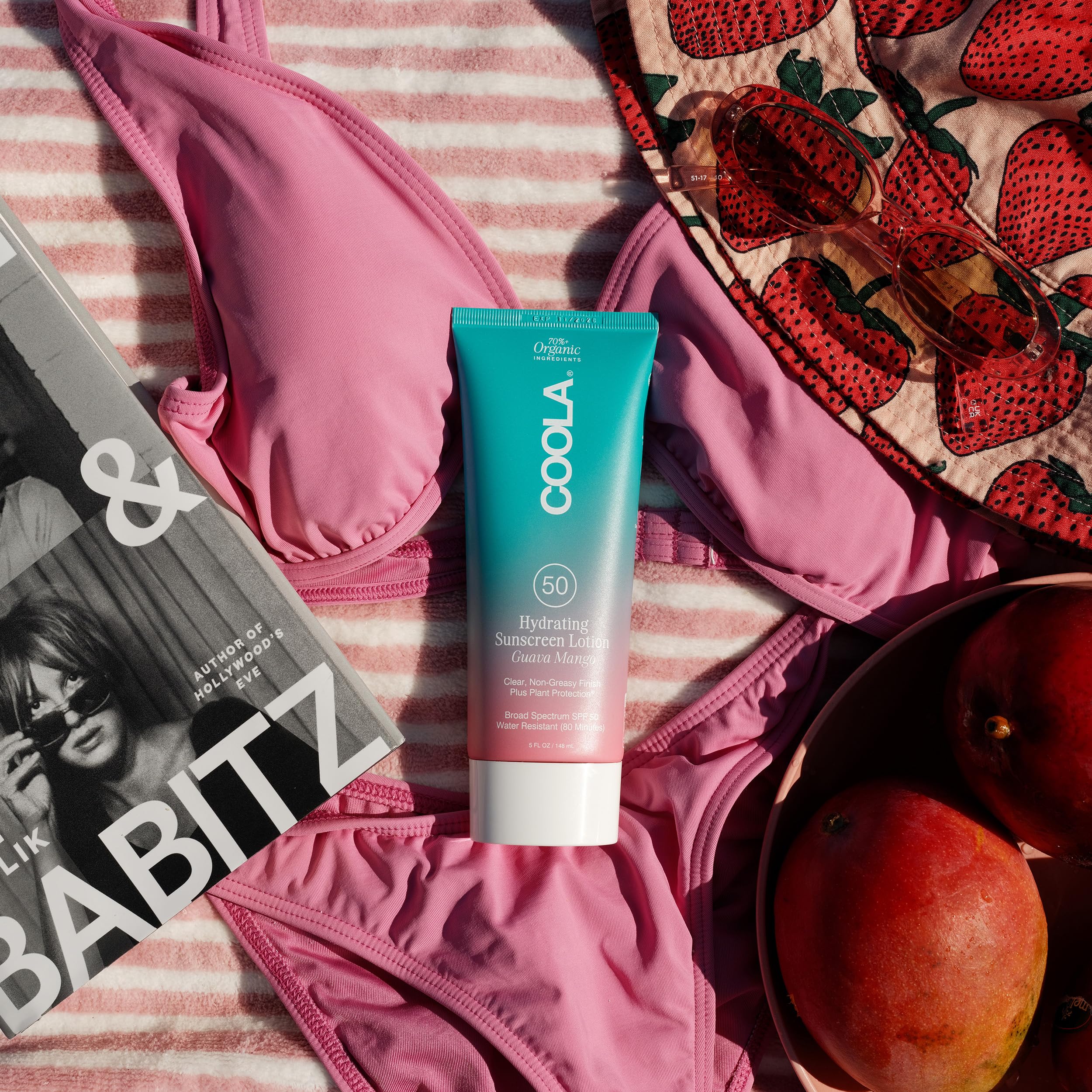 COOLA plant-derived oleosome technology for long-lasting sun protection.