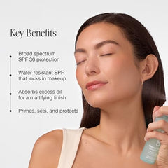 COOLA hydrating mist with hyaluronic acid to help makeup stay fresh