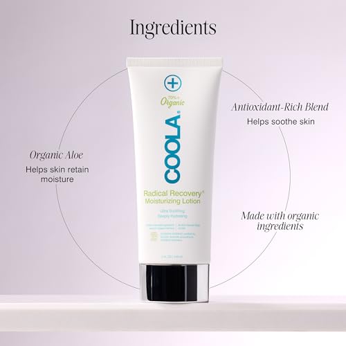 COOLA lavender oil element highlighting calming scent and skin-refreshing benefits.