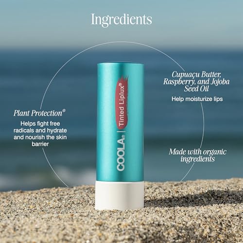 COOLA Liplux envase ecológico, apto para veganos y libre de gluten