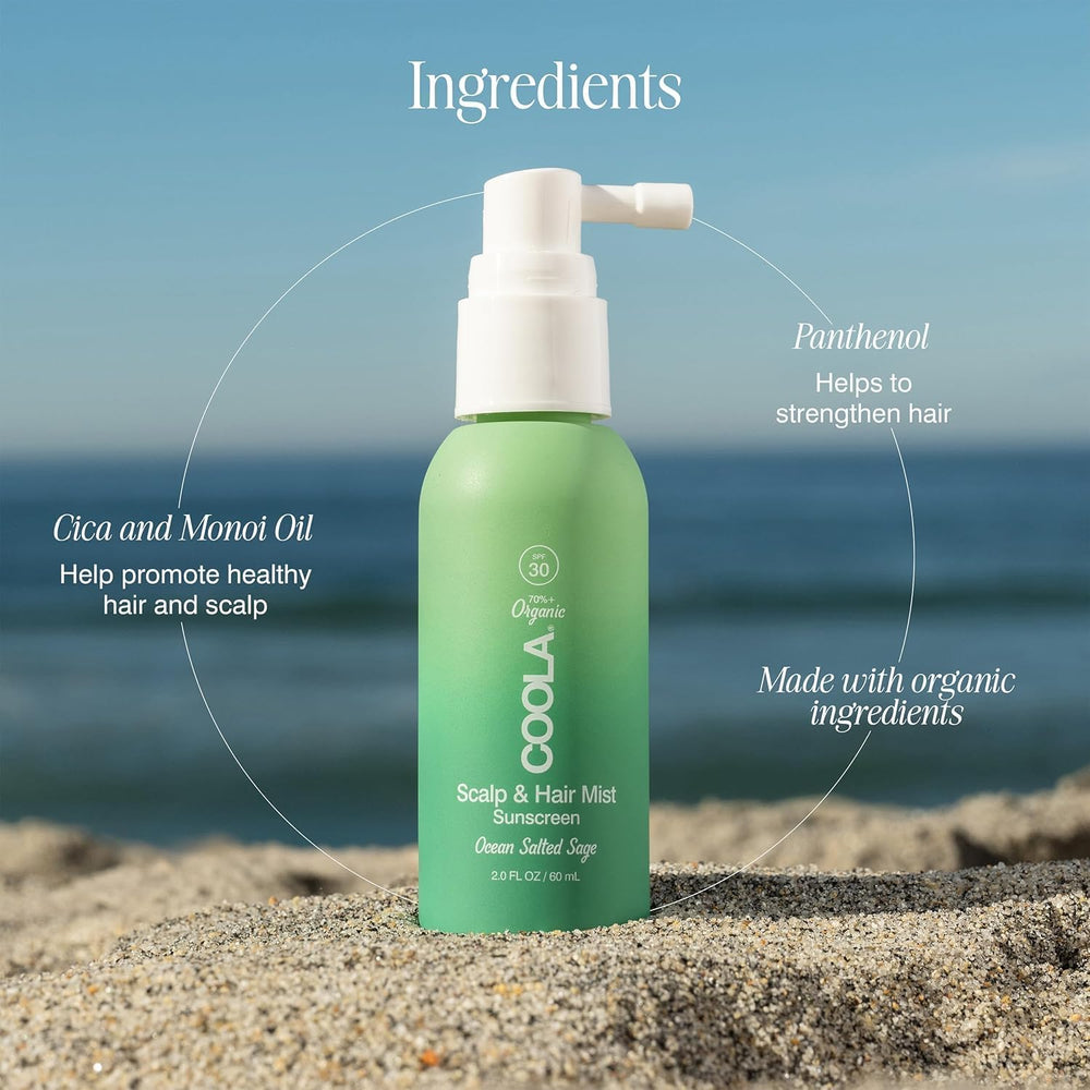 COOLA ocean salted sage scent for a refreshing outdoorsy feel.