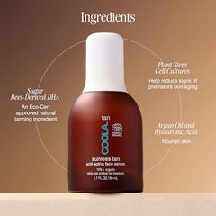 COOLA Piña Colada fragrance detail suggesting tropical scent during routine