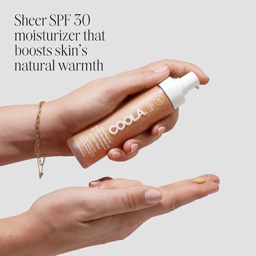 COOLA Rosilliance BB Cream SPF 30 swirl demonstrates seamless blend for natural undertones.