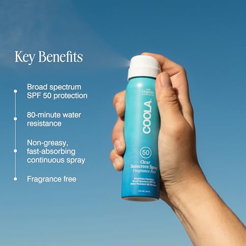 COOLA textura ligera, absorción rápida, ideal para uso diario.