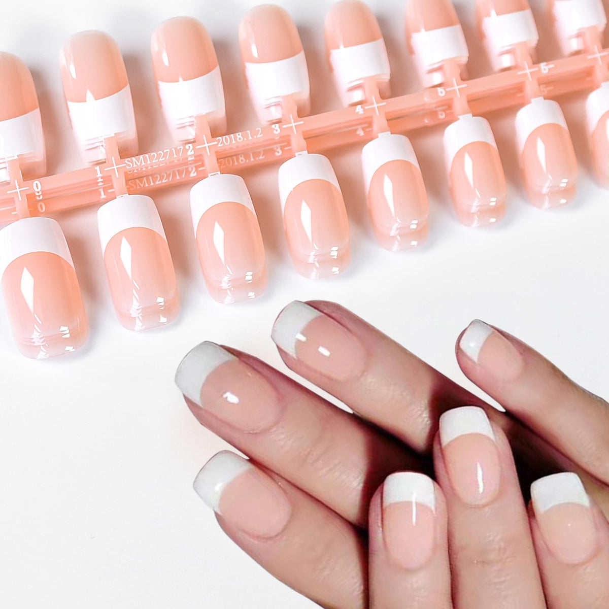 Coolnail natural white French nails kit for at-home salon-quality manicures.
