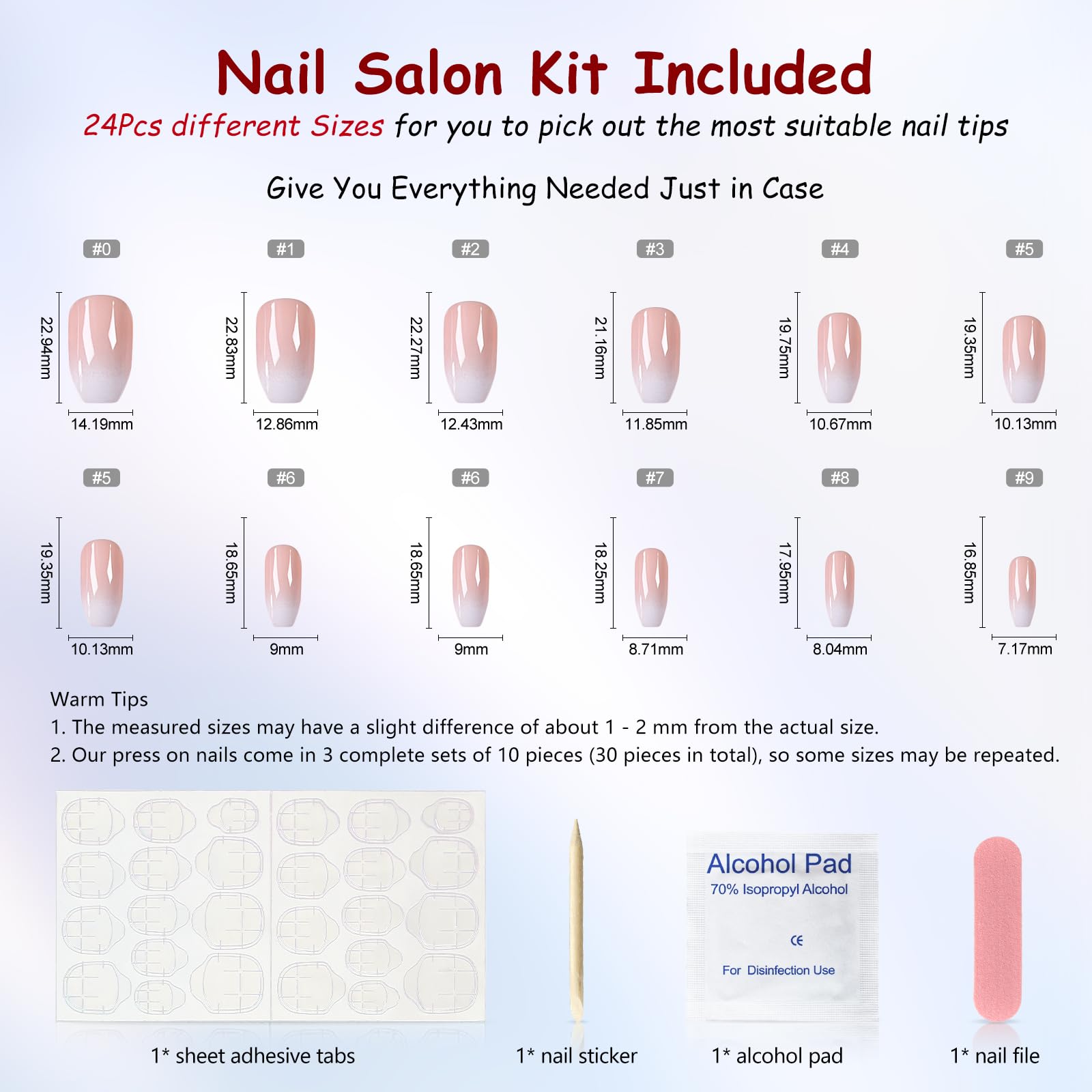 CoolNail uñas falsas coffin rosadas, estilo moderno para ocasiones.