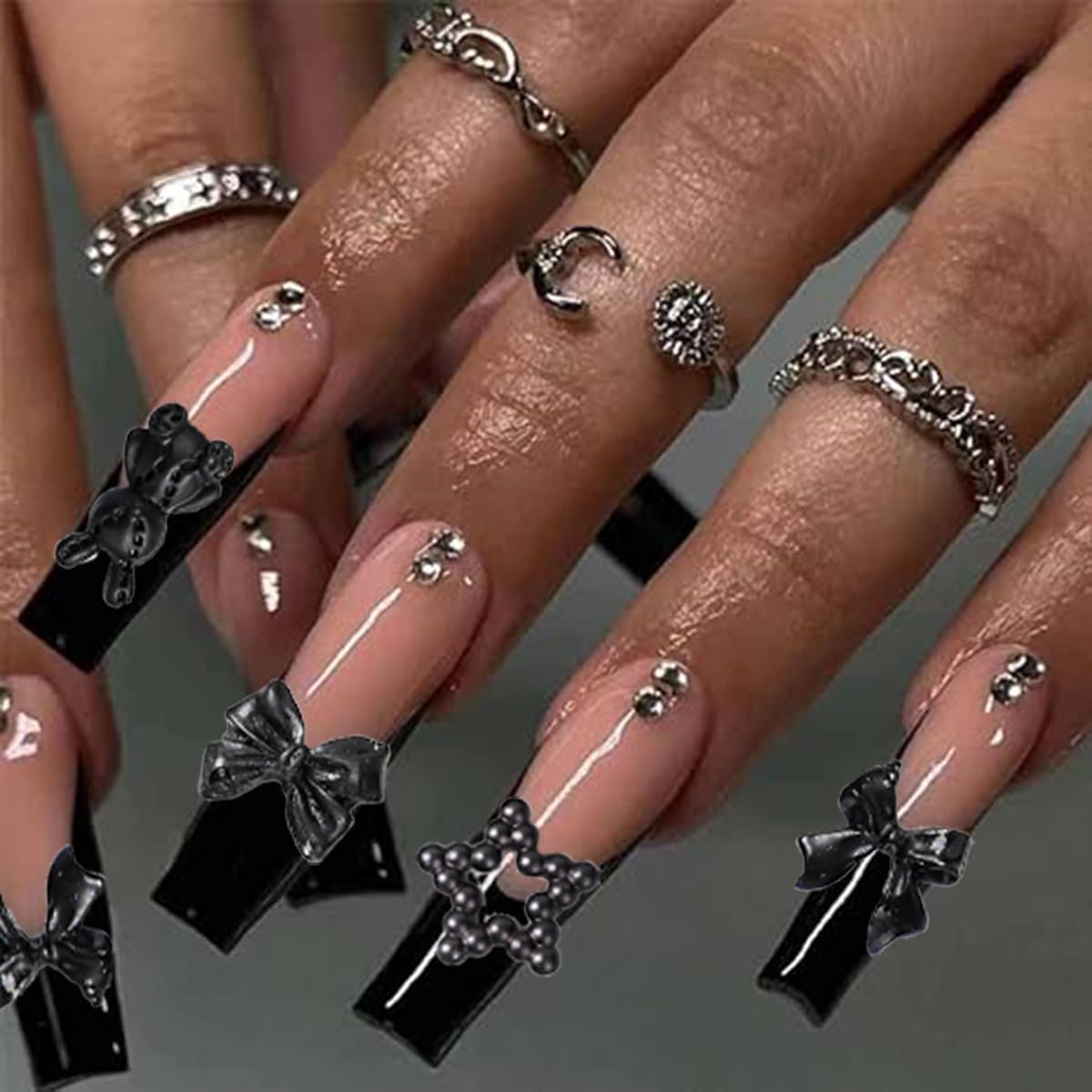 COOSLIM bear rabbit 3D nail charm delivers playful kawaii accents for nails.