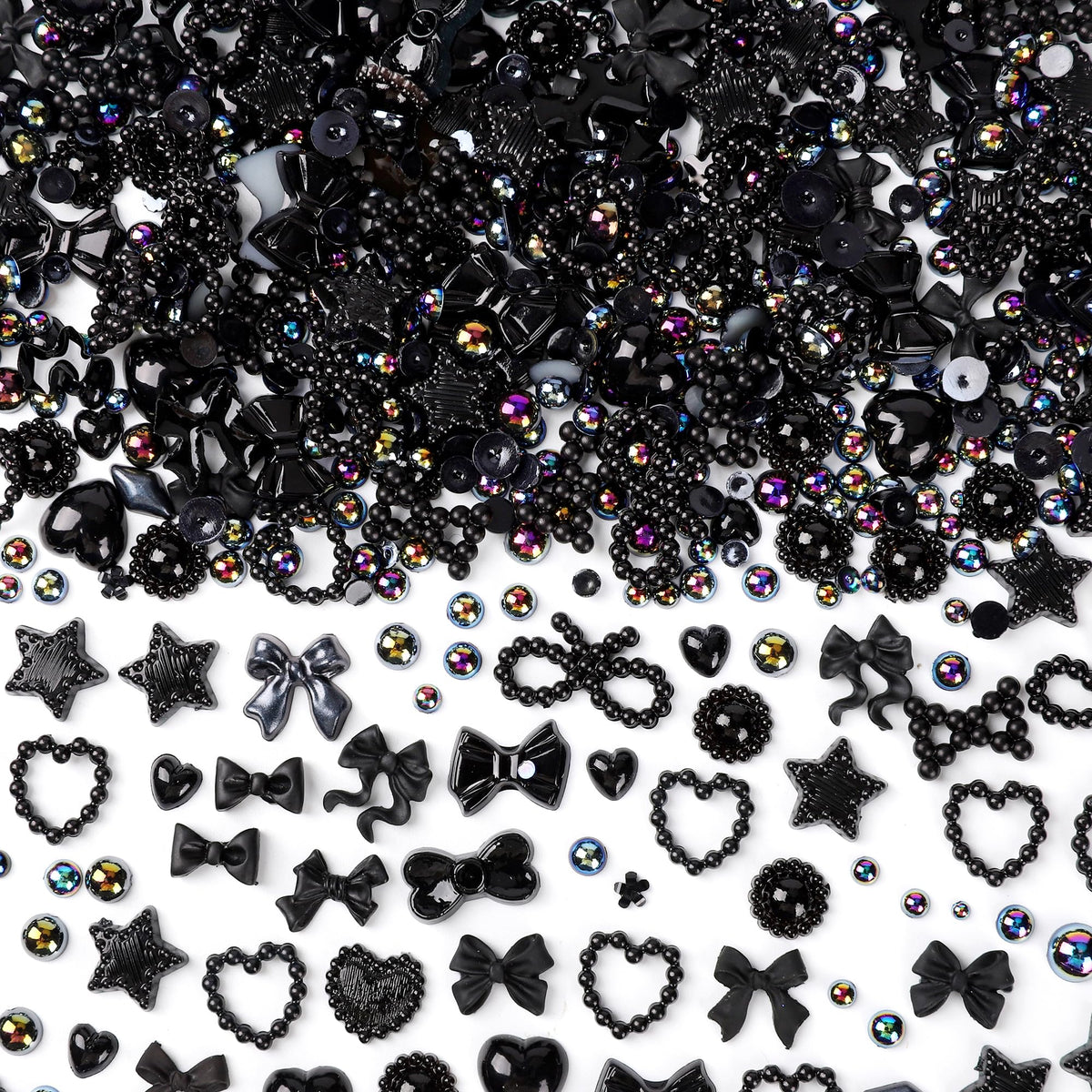 COOSLIM charms uñas corazones 3D para decoración elegante y duradera