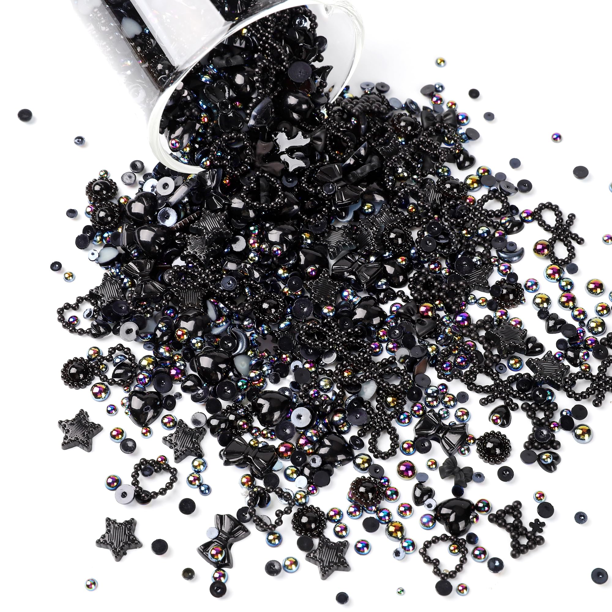 COOSLIM charms uñas lazos 3D para diseños creativos y versátiles