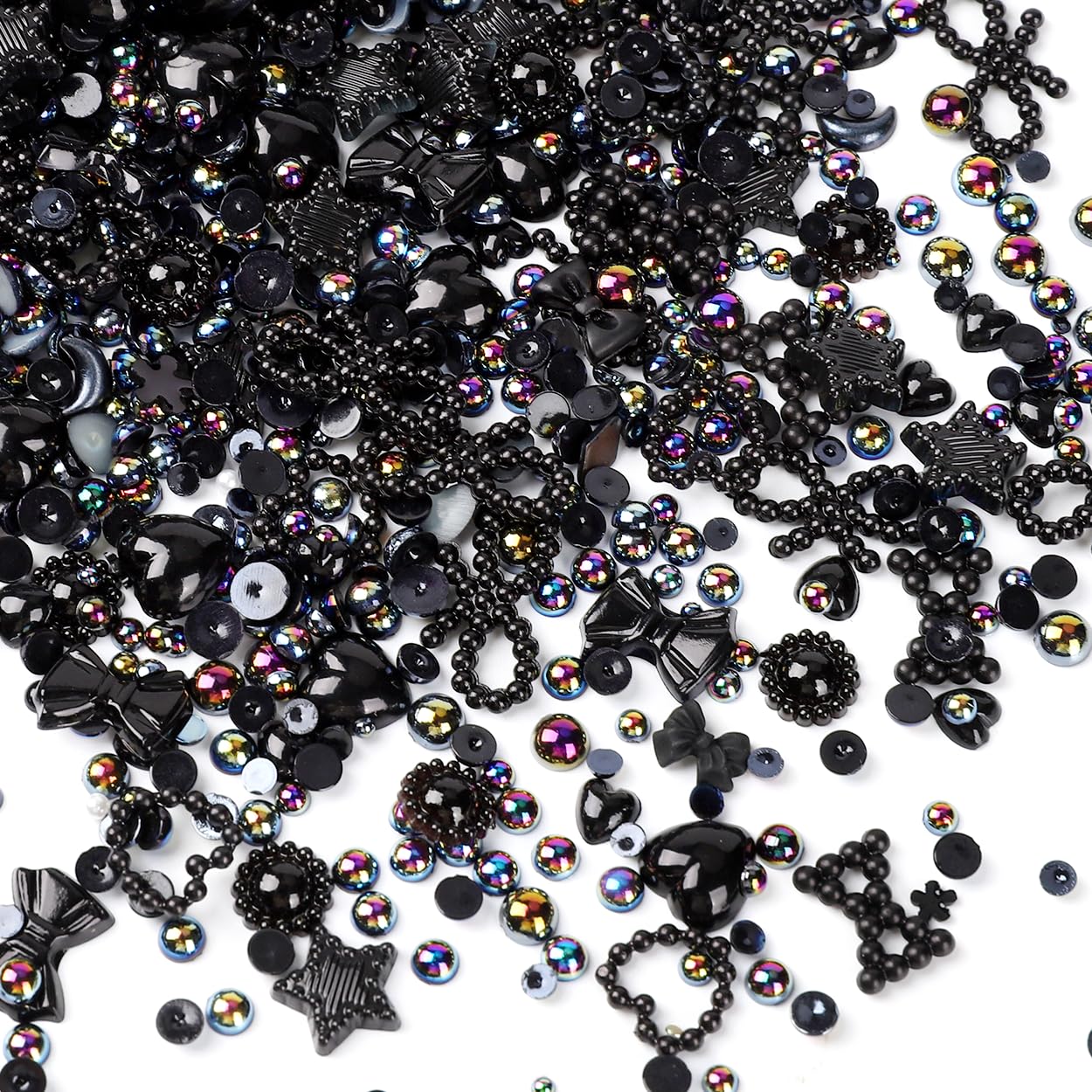 COOSLIM charms uñas lunas 3D para un toque moderno