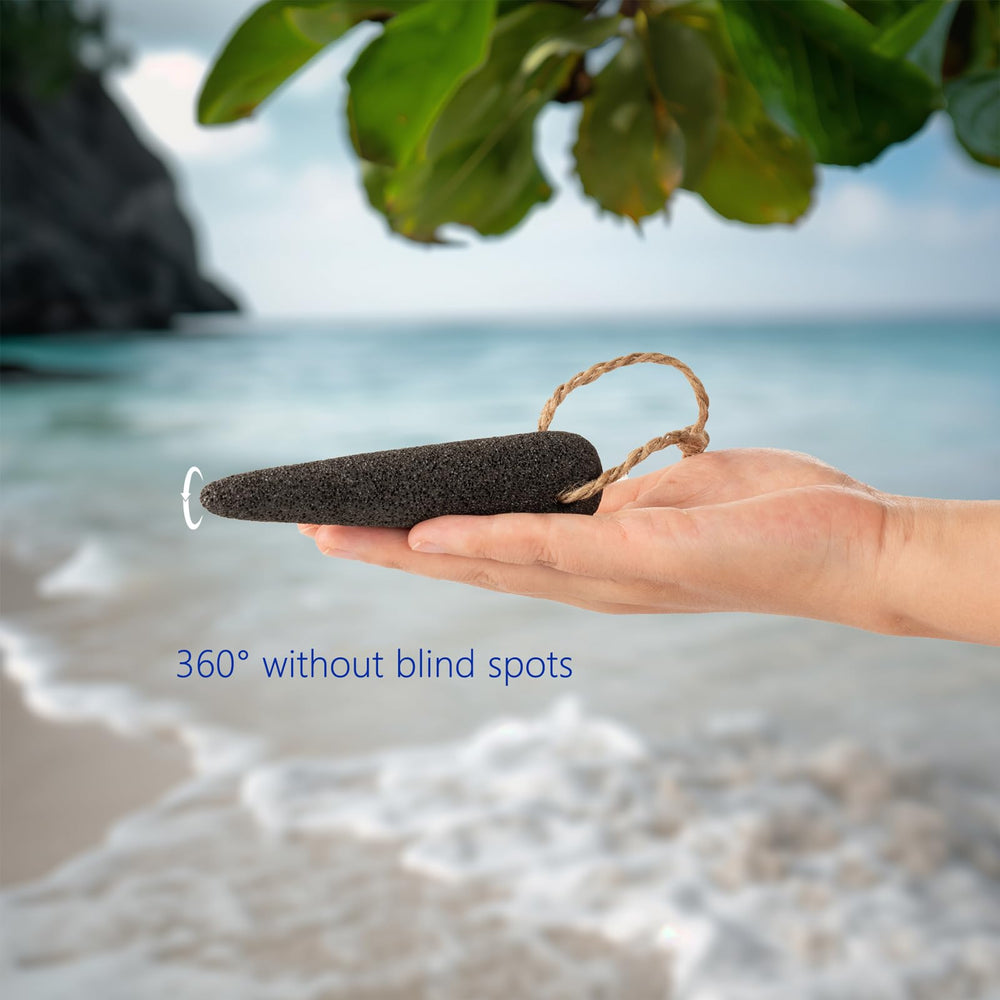 CopesFuda cone shape pumice stone reaches hard to reach areas for exfoliation