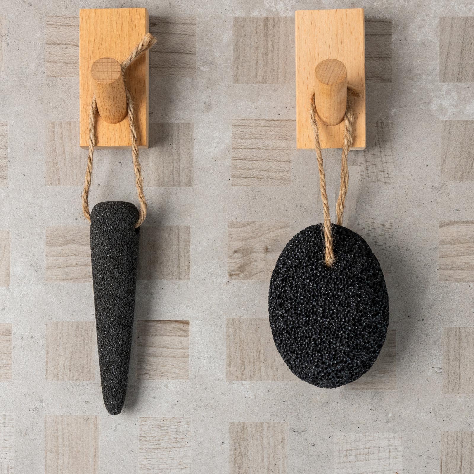 CopesFuda bamboo charcoal infused stone delivers strong adsorption for cleaner feet