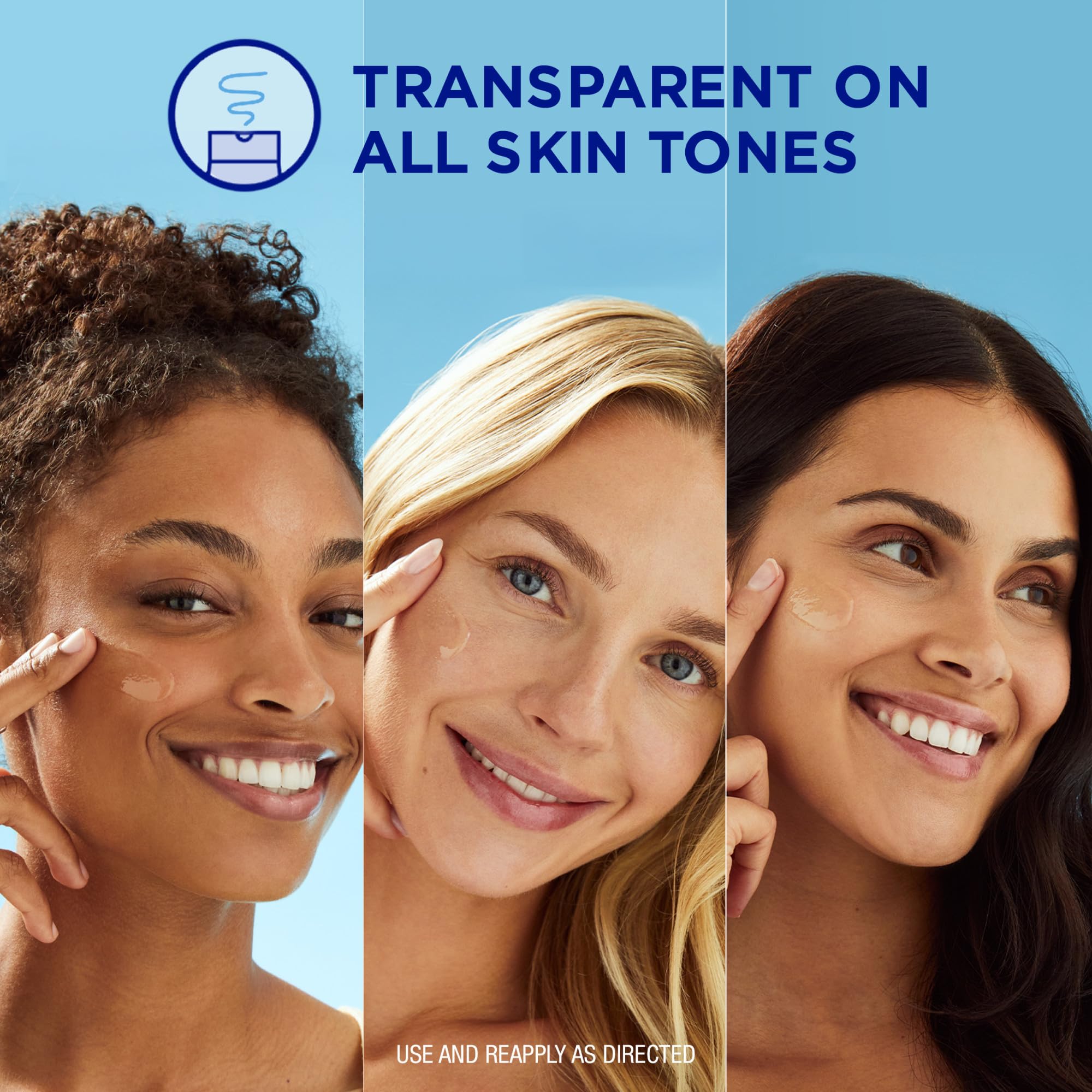 Coppertone Every Tone under-makeup-friendly formula blends invisibly