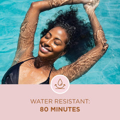 Coppertone Glow protección UV amplia SPF30 para días soleados.