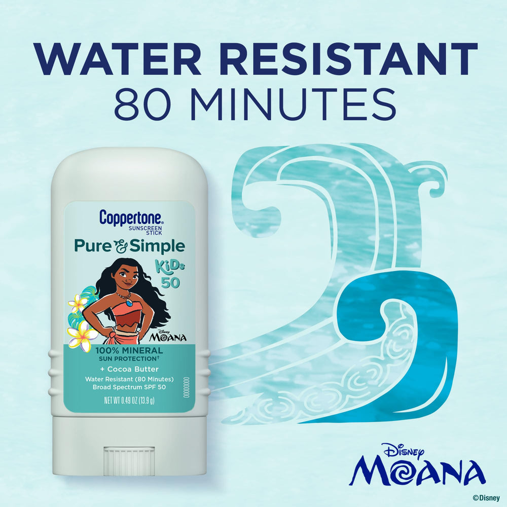 Coppertone Moana Stick resistente al agua para actividades en la playa