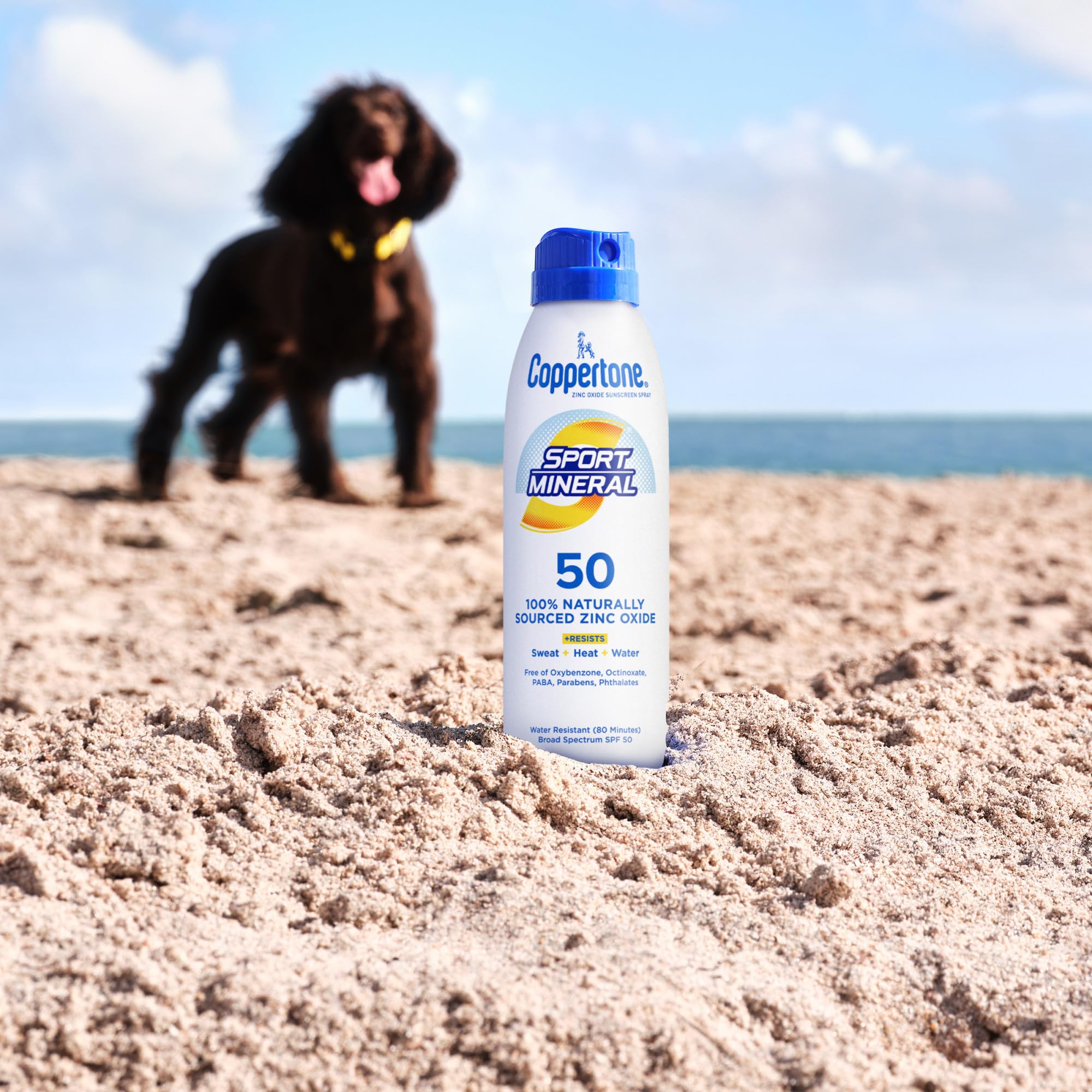 Coppertone Sport Mineral SPF 50 ideal para deportes al aire libre.