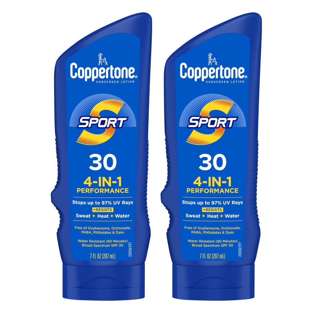 Coppertone Sport SPF 30: pack de dos botellas para exteriores