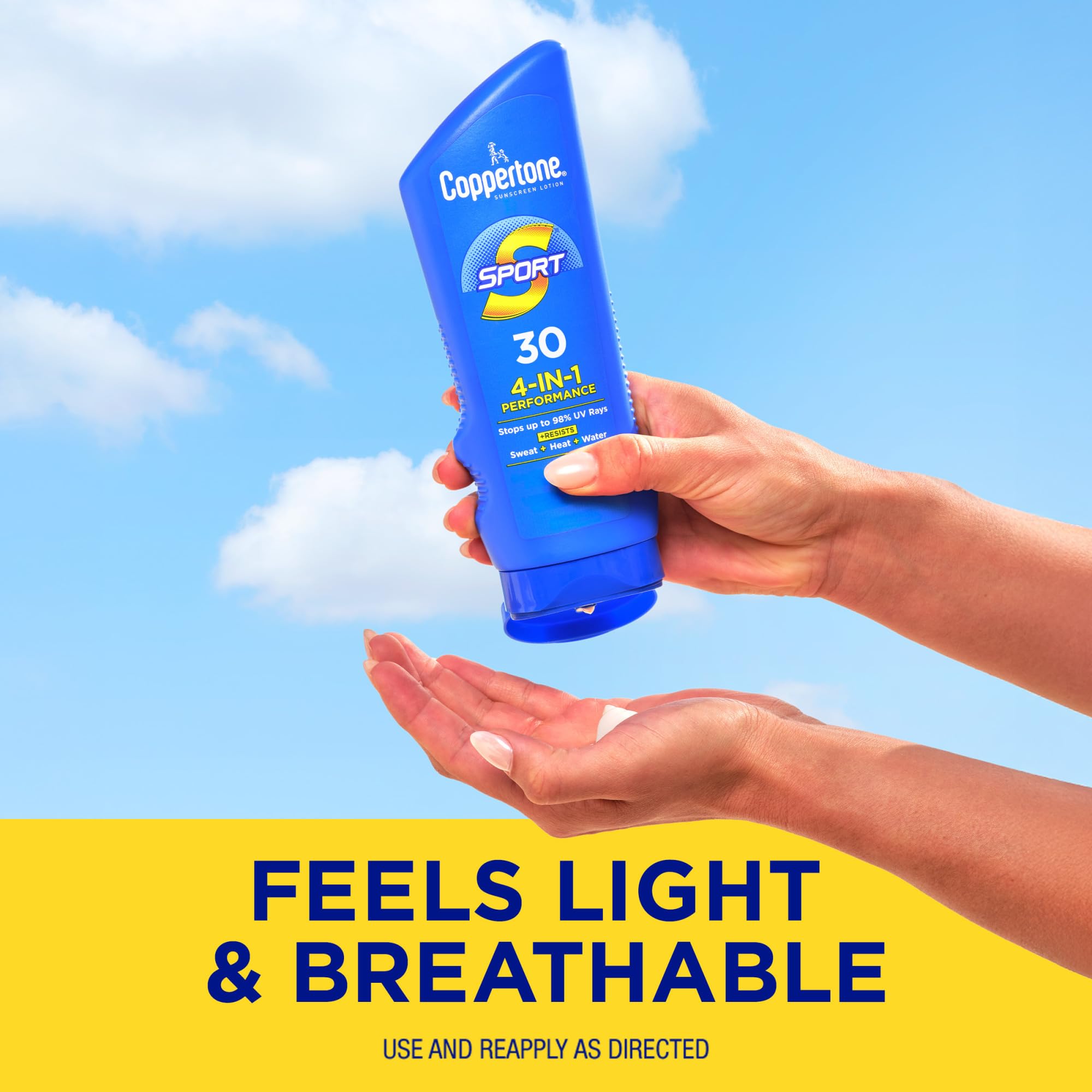 Coppertone Sport SPF 30: resistente al agua durante 80 minutos