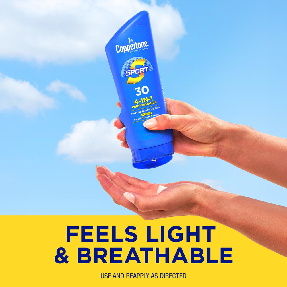 Coppertone Sport SPF 30 ideal para actividades al aire libre