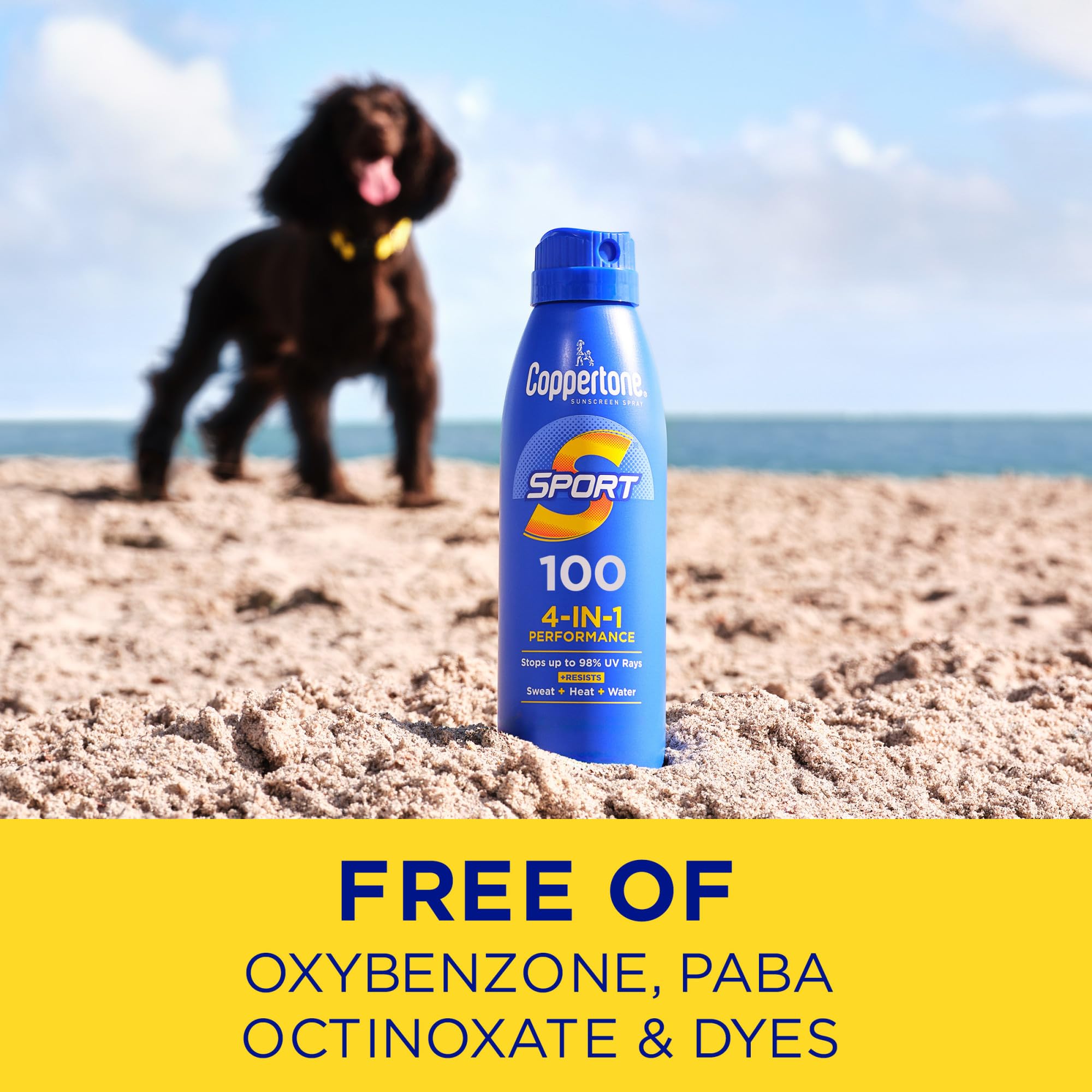 Aplicación continua del spray durante deporte o trabajo al aire libre.