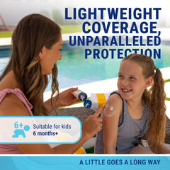 Coral Isles Sunscreen SPF 50, uso en playa para actividades al aire libre.