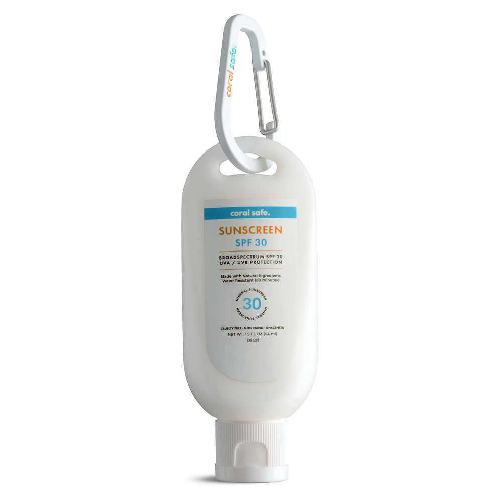 Coral Safe protector solar mineral para rostro en formato viaje, protección diaria