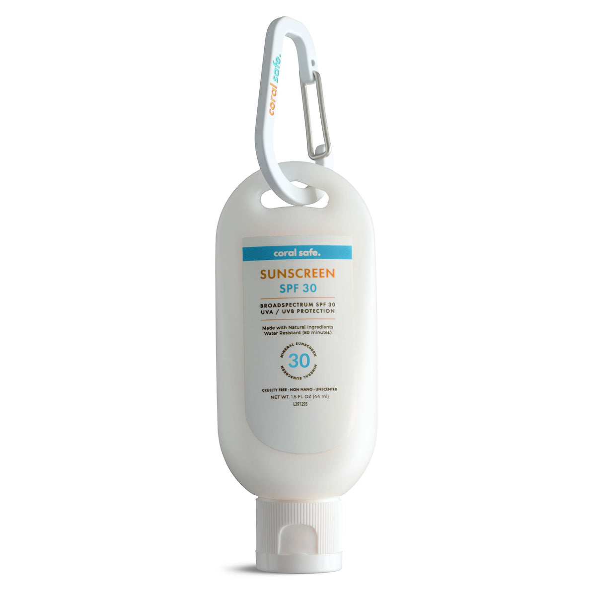 Coral Safe protector solar mineral para rostro en formato viaje, protección diaria