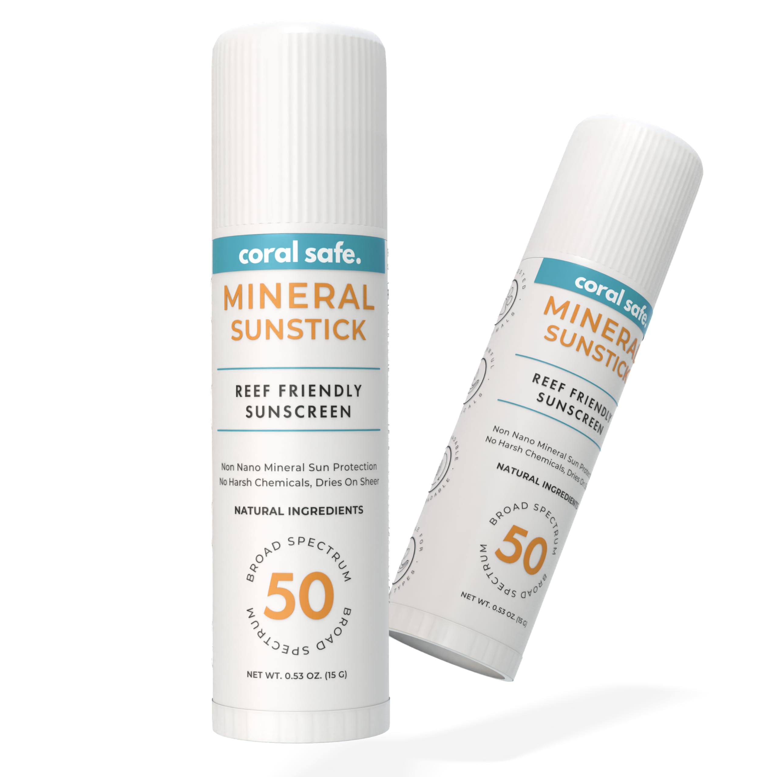 Coral Safe Reef Sunscreen Face Stick application on skin with smooth, even coverage