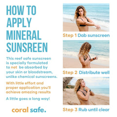 Coral Safe textura crema mineral, ligera y no grasa
