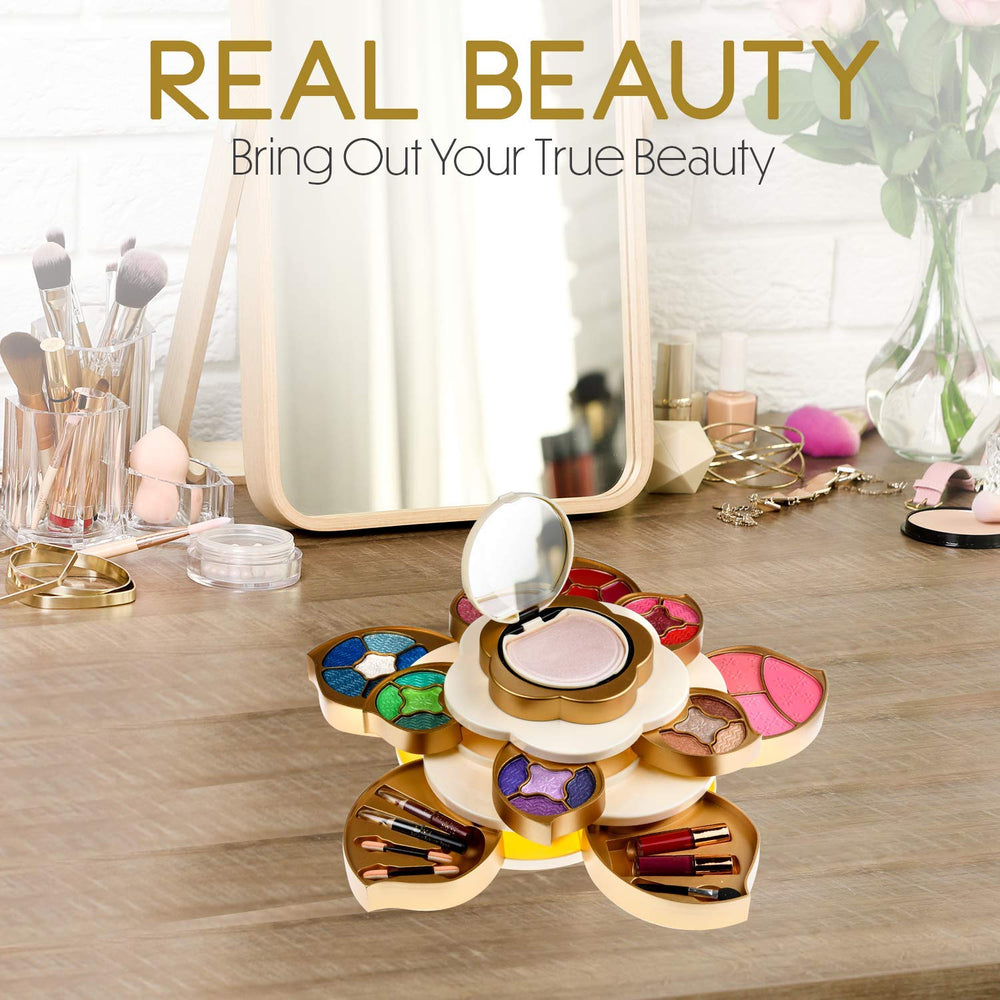 CoralBeau mirror compact for easy makeup checks.