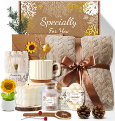 Coralogo sunflower spa basket packaging ready for gifting
