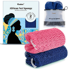 CORATED esponja de red africana con exfoliación profunda para piel suave