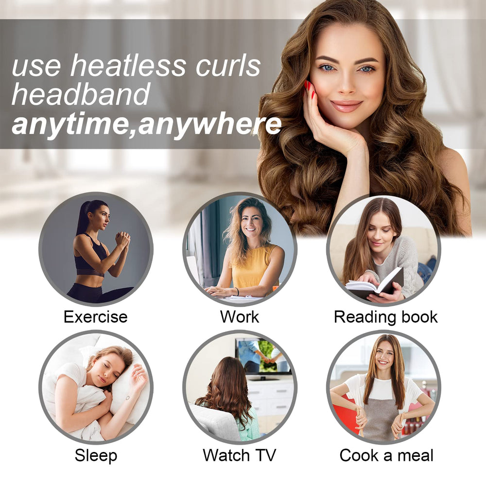 CORATED No Heat Curlers measure 39.3 inches, suitable for medium and long hair lengths.