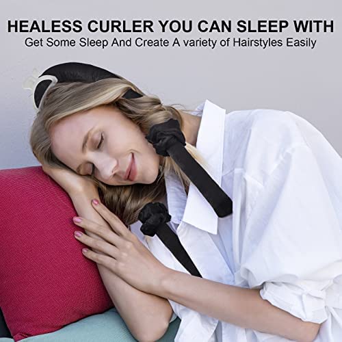 CORATED No Heat Curlers feature a soft interior material for gentle, snag-free styling.