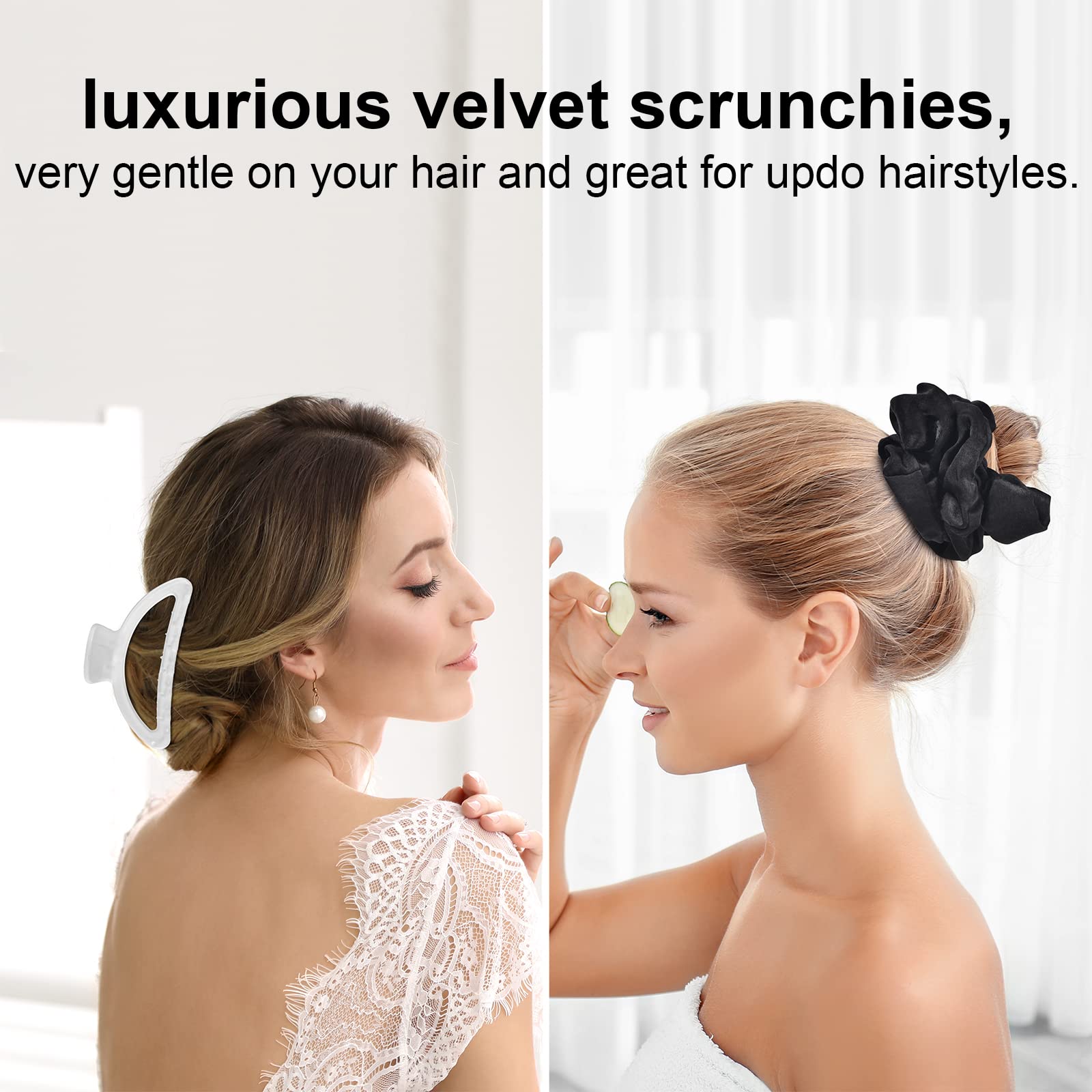 CORATED No Heat Curlers include a top clip to secure hair during sleep.
