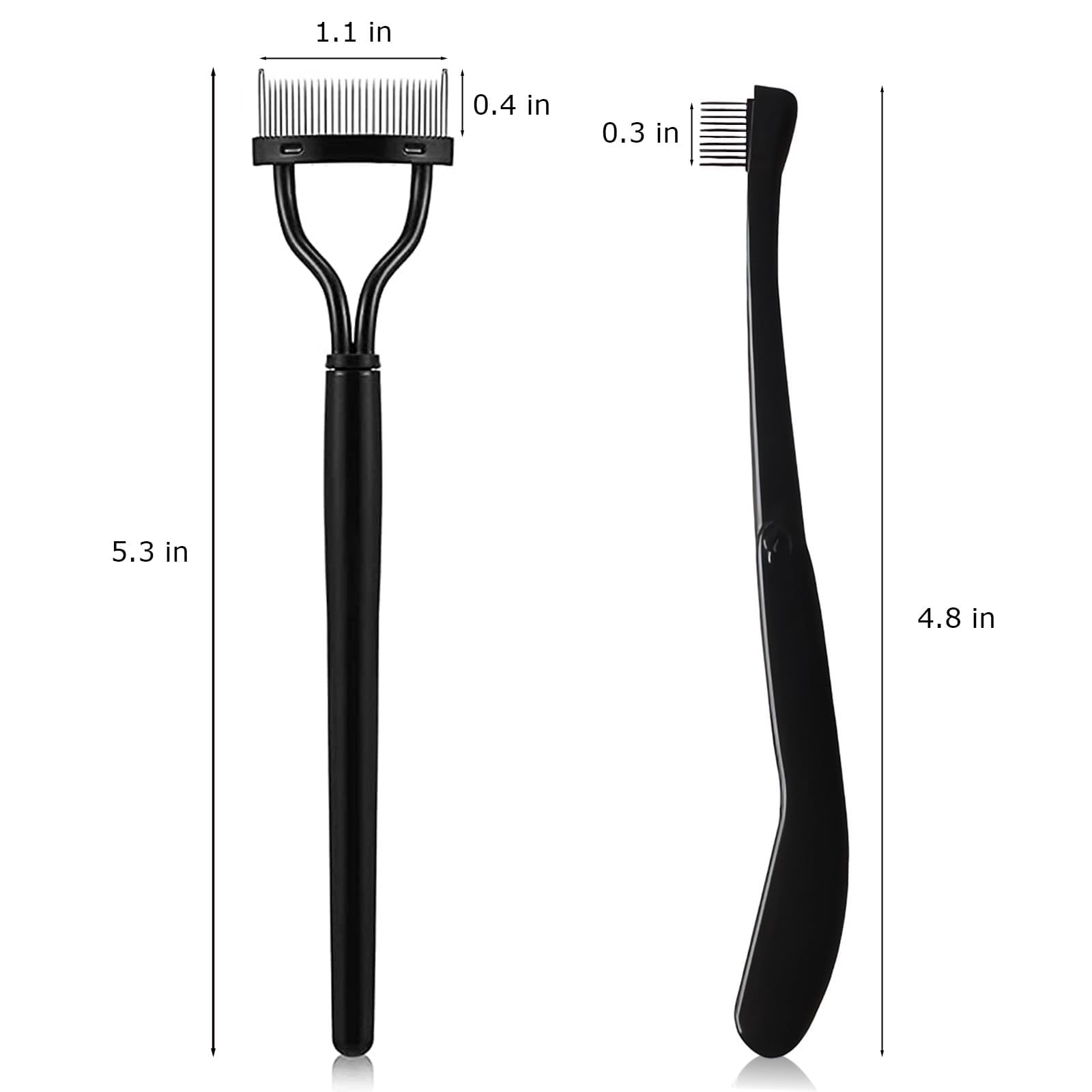 Corconess eyebrow and lash tool for smooth eye makeup application.