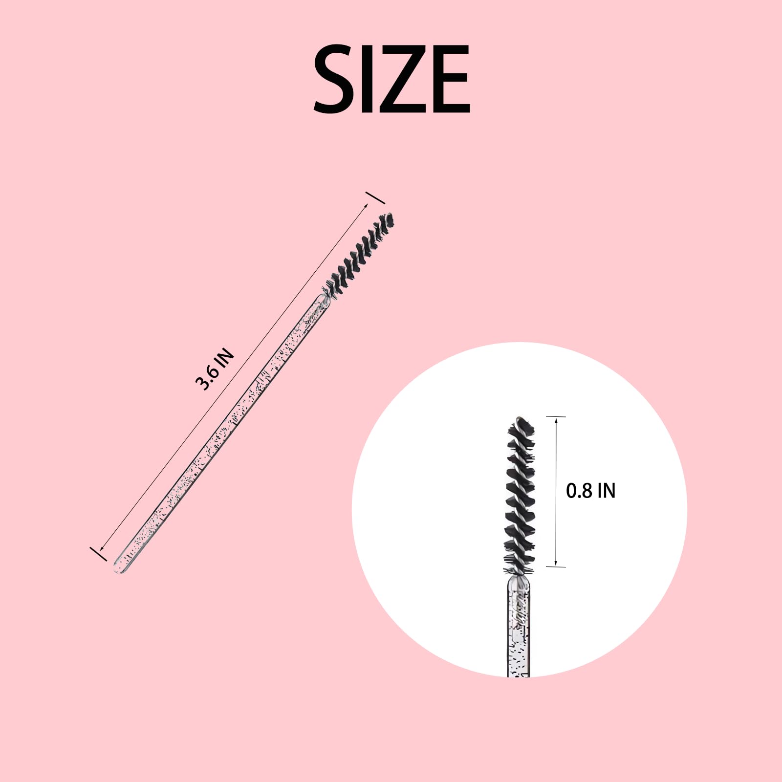 Corconess mascara wands, ideal for quick lash separation during client sessions.