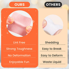 Corconess push-down dispensing system for easy, waste-free acetone use on the go